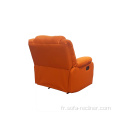 Sofa unique en cuir inclinable de bonne qualité